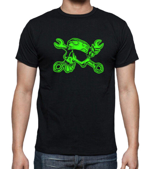 Camiseta Calavera Mecánico