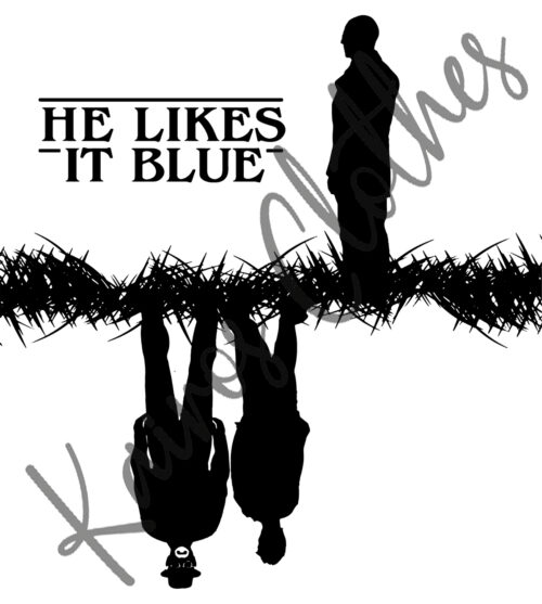 Camiseta He Likes It Blue - Imagen 2