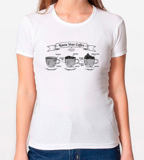 Camiseta Know Your Coffee