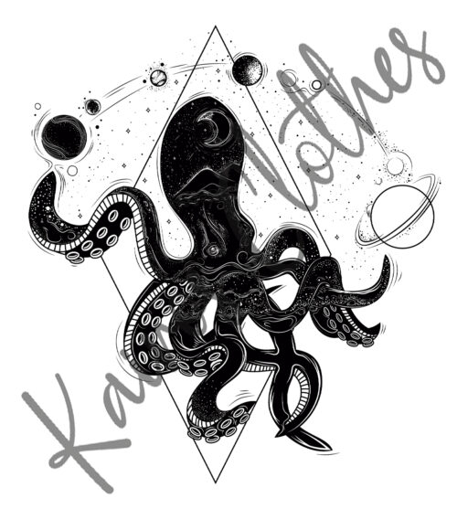 Bolsa de tela Space Octopus - Imagen 2