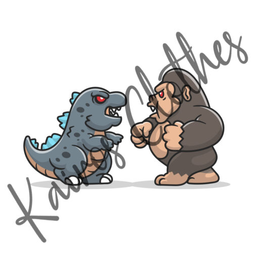 Camiseta King Kong contra Gozzilla - Imagen 2