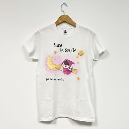 Camiseta Saca la Brujita que llevas dentro - Volando a la Luna